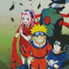 Team 7 Anime Diamond Piantings