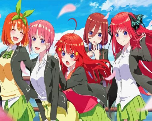 The Quintessential Quintuplets Anime Diamond Piantings