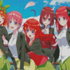 The Quintessential Quintuplets Anime Diamond Piantings