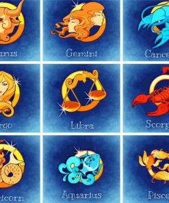 The Twelve Zodiac Signs Diamond Paintings