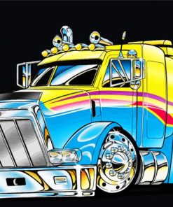 Tow Truck Art Diamond Paintings