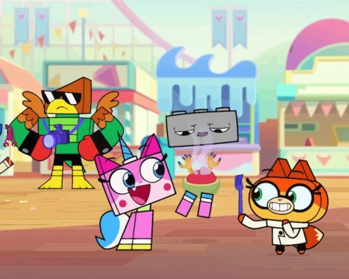 Unikitty Illustration Diamond Paintings