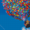 Up Balloons Diamond Paintings