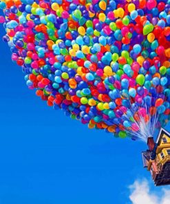 Up Balloons Diamond Paintings