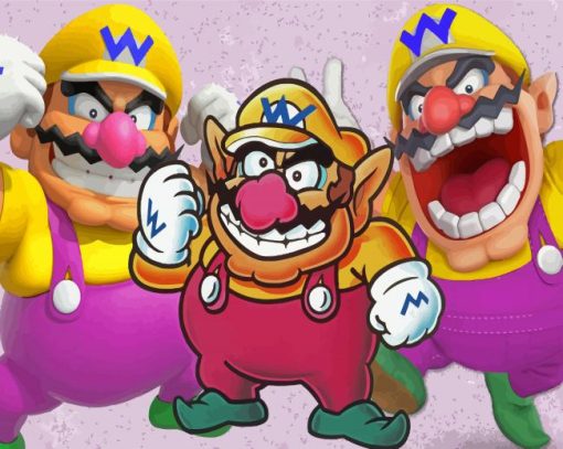 Wario Cartoon Diamond Paintings