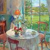 Window And Table Diamond Paintings