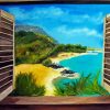 Window Beach Diamond Paintings