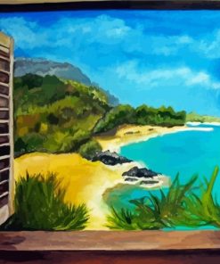 Window Beach Diamond Paintings