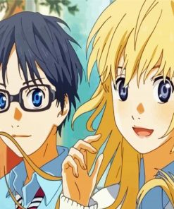 Your Lie In April Anime Diamond Piantings