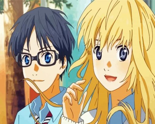 Your Lie In April Anime Diamond Piantings