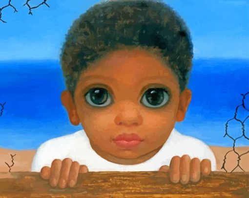 A Day At The Beach By Margaret Keane Diamond Paintings