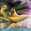 Aeshetic Genie Lamp Diamond Paintings