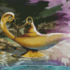 Aeshetic Genie Lamp Diamond Paintings