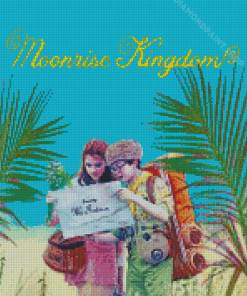 Aesthetic Moonrise Kingdom Poster Diamond Paintings