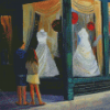 Aesthetic Dress Shop Illustration Diamond Paintings