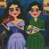 Arab Musician Ladies Diamond Paintings