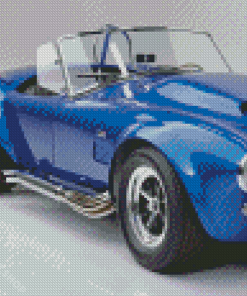 Blue Cobra Car Diamond Paintings