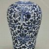 Blue Pottery Illustration Diamond Paintings