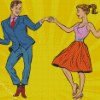 Classy Dancers Pop Art Diamond Paintings