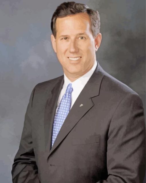 Classy Rick Santorum Diamond Piantings