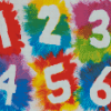 Colorful Numbers Diamond Paintings