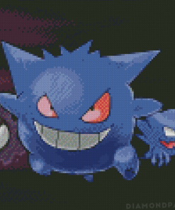 Haunter Pokemon Diamond Paintings