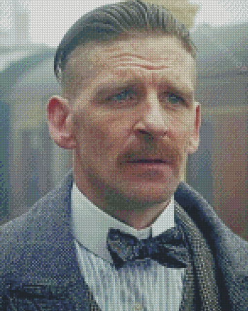 Peaky Blinders Arthur Shelby Diamond Piantings