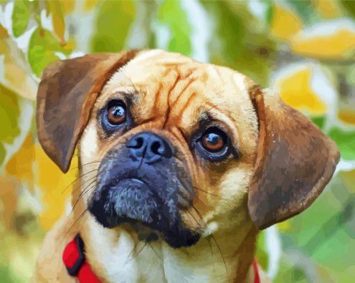 Puggle Puppy Diamond Paintings