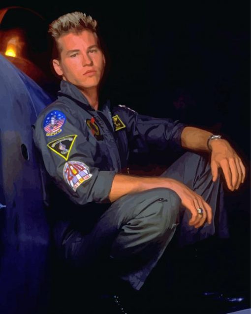 Retro Young Val Kilmer Diamond Paintings