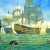 Sea British Navy Ships Art Diamond Paintings