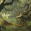 Swamp Bayou Art Diamond Paintings