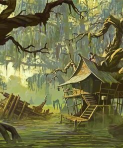 Swamp Bayou Art Diamond Paintings