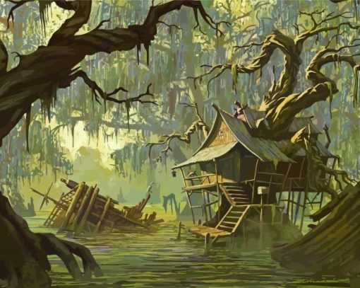 Swamp Bayou Art Diamond Paintings