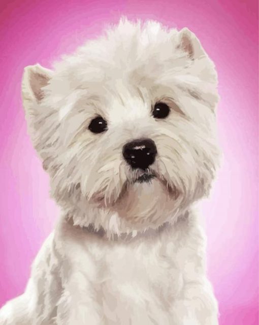 The West Highland Terrier Dog Diamond Paintings