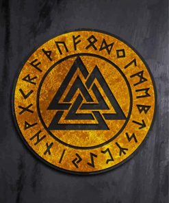 Valknut Vikings Symbol Diamond Paintings