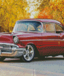 1957 Chevy Diamond Paintings