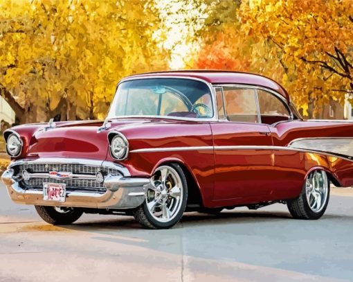 1957 Chevy Diamond Paintings