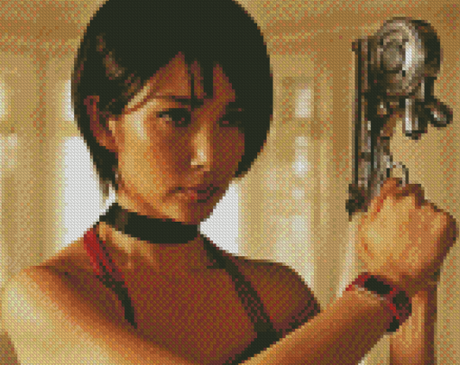 Ada Wong Resident Evil Diamond Paintings