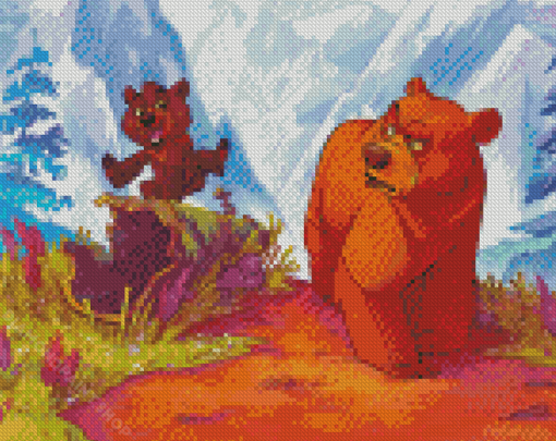 Aesthetic Brother Bear Diamond Paintings