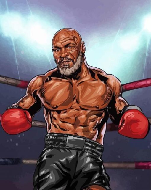 Aesthetic Mike Tyson Art Diamond Paintings