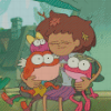 Amphibia Animated Serie Characters Diamond Paintings