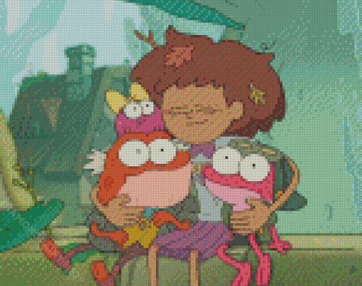 Amphibia Animated Serie Characters Diamond Paintings