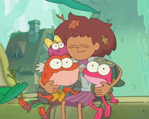 Amphibia Animated Serie Characters Diamond Paintings