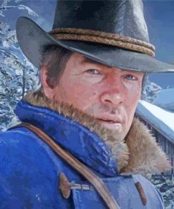 Arthur Morgan Game Character Diamond Paintings