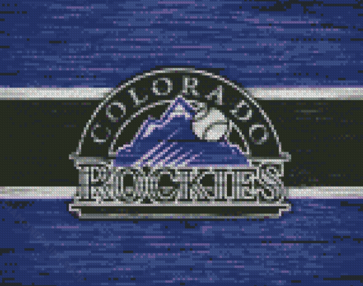 Baseball Logo Colorado Rockies Diamond Paintings