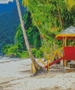 Beach Trinidad And Tobago Diamond Paintings