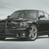 Black 2010 Dodge Charger Diamond Paintings