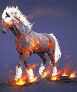 Black Desert Horses Of Doom Diamond Paintings