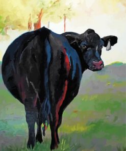 Black Cow Art Diamond Paintings