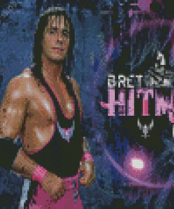 Bret Hart Hitman Poster Diamond Paintings